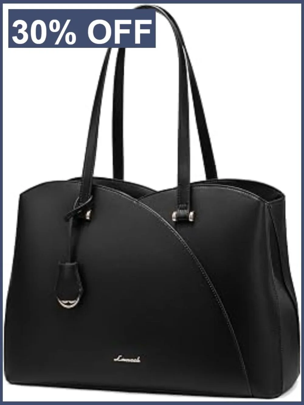 Large Laptop Tote Bag for Women Leather Work Satchel 15.6